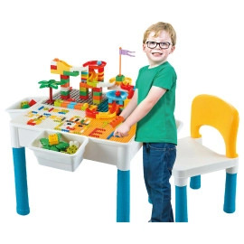 Little Learners - Building Block Table & Chair Multifunctional
