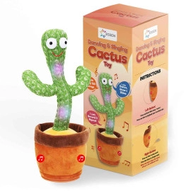 Essen - 32cm Dancing Singing Talking Cactus Plush Toy